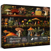 Puzzle puzzle di libreria di funghi 1000 pezzi